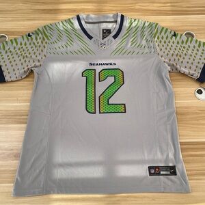 😆12th Fan Vapor Jersey Stitched🥰